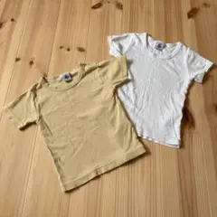 プチバトー　2ans/86cm 肌着　Tシャツ　2枚セット