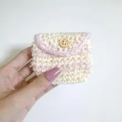 編み物 AirPods入れ ケース 小物入れ