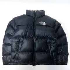 ノースフェイス ダウンジャケット ヌプシ US規格 ドローコード ブラック XL