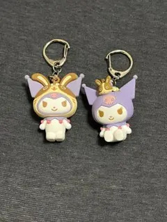 マイメロディ & クロミ キーホルダー うちわ2個 クロミちゃんぬいぐるみセット