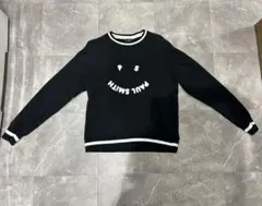 [美品]ポールスミス ロゴスマイル スウェット ブラック