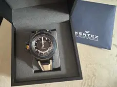 美品中古　KENTEX MOTO-Rブラック 腕時計3針 楽天市場】KENTEX （ケンテックス）MOTO-R 腕時計 3針 ブラック