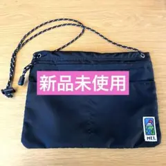 【1〜2日で発送】MEI ブラック 黒 サコッシュ