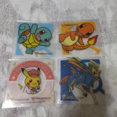ポケモン　カフェ　コースター　ヒトカゲ　ゼニガメ　ピカチュウ　ザシアン