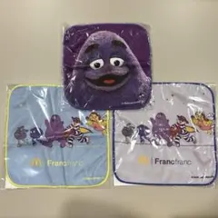 マクドナルド タオルハンカチ 3枚セット まとめ売り