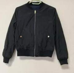 ロペピクニック　リバーシブル　ブルゾン　黒×ネイビー　Ｓ