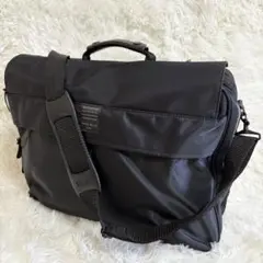 【美品】 ACE アマンダベラン ビジネスバッグ 2way 大容量 3室 黒色