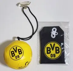 ボルシア・ドルトムント ミニサッカーボール お守り 車用ミラーボール 公式グッズ