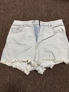 H&M デニムショートパンツ ライトブルー