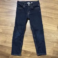 H&M スリムフィット ダークブルーパンツ 6歳