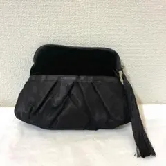 JILLSTUART ジルスチュアート ベロア レース タッセル ポーチ