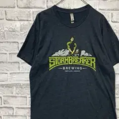 90sヴィンテージTシャツ！グレー半袖古着　M14