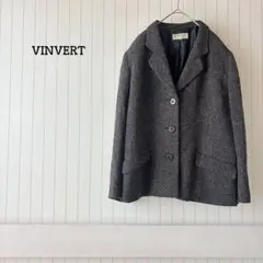 大きいサイズ 3L テーラードジャケット 灰色 フォーマル 冠婚葬祭 バンベール