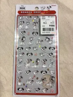 101匹わんちゃん ボンボンドロップシール mini ディズニー 国内正規品