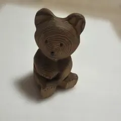 北海道民芸品　木彫り　熊ボッコ