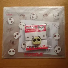 kabaya さくさくぱんだ ポーチ サンキューマート バッジ(ブローチ)