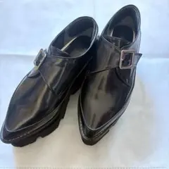 美品　MURUA 厚底ローファー　黒　36サイズのサムネイル