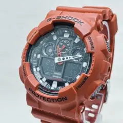 CASIO G-SHOCK GA-100B-4A レッド デジアナ 稼働品のサムネイル