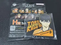 ハイキュー!!　一番くじ　H賞　ラバーチャーム　影山飛雄
