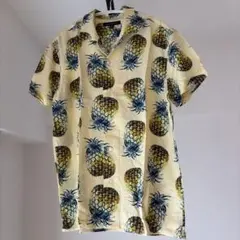 Banana Republic パイナップル柄 アロハシャツ Mのサムネイル