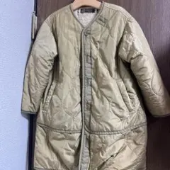 キルティング ミリタリーフリースリバーシブルコートDENIM DUNGAREE