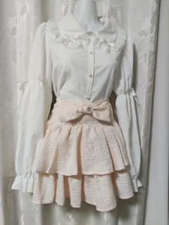 ✨美品✨4点SET✨地雷系 リズリサ ノエミー ブラウス スカート - メルカリ