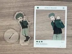 ワールドトリガー アクリルカード　アクリルぷちスタンド　猫ver.