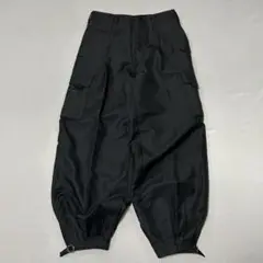 00s~ センタープレス ニッカポッカ バルーンパンツ カーゴ サテン モード