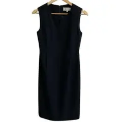 【美品】ROPE PICNIC クロスウエストコンシャス ワンピース ネイビー