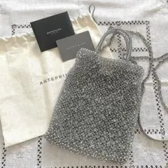 アンテプリマ ワイヤーバッグ　スタンダード　スクエア　縦長　シルバー