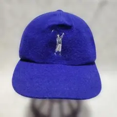 HABIG ウールキャップ 青 ゴルフ オーストリア 日本製 ビンテージ