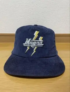 デッドストック90s 80s MAGNA タバコ 企業ロゴ コーデュロイキャップ 80s MAGNA マグナ タバコ企業物 コーデュロイ キャップ ヴィンテージ