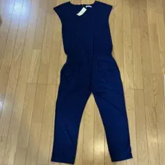 AND SEARCH ネイビー サロペット オールインワンのサムネイル