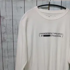 THUNDERBOLT PROJECT Tシャツ ロンt　白ホワイト　Mサイズのサムネイル