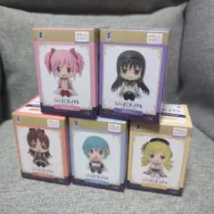 まどかマギカ ぺたっとおすわりフィギュア 5点セット