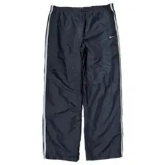 00s Nikeテック ナイロンパンツ アーカイブ y2k パンク ライン