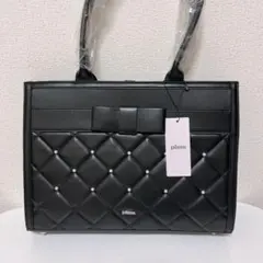 pium フロントリボンドットチュールトートバッグ - メルカリ