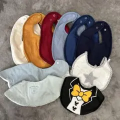 ベビー用スタイ・よだれかけセット（多色・デザイン）