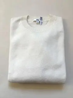 UNIQLO プレミアムラムクルーネックセーター XL アイボリー