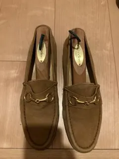 スエード　ビットローファー