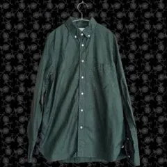 STILL BY HAND スティルバイハンド　長袖 BDシャツ　綿100 緑色のサムネイル