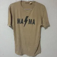 パシフィック プリント Ｔシャツ クルーネック半袖 M 茶 綿 タウンユースのサムネイル