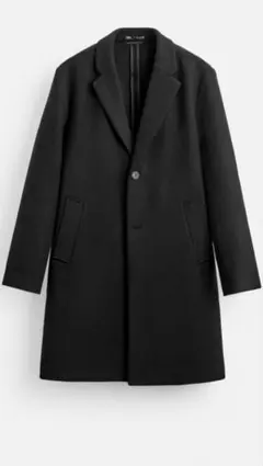 XL/現行タグ✨ZARAチェスターコート メンズ 4WAY COAT 近年 黒 XL/現行タグ✨ZARAチェスターコート メンズ 4WAY COAT 近年 黒 2025年
