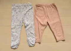 西松屋 ユニクロ 110cm 七分丈レギンス 2点セット