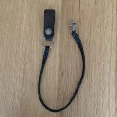 レザー ウォレットチェーン ダークブラウン