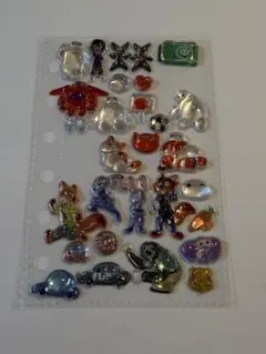 正規品　ズートピア、ベイマックス　ボンボンドロップシールおすそわけ