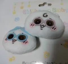 ちいかわベビーChiikawaBabyぬいぐるみおかおバッジ　ちいかわ　ハチワレ