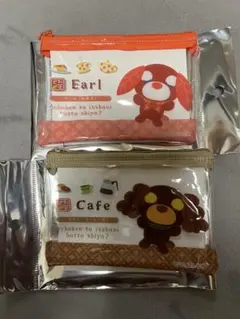 お茶犬　ミニクリアポーチ