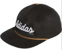 adidas アディダス　ゴルフキャップ　コーデュロイ　57−60cm