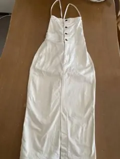 アーバンリサーチロッソLeeコラボ　ホワイトデニムワンピース